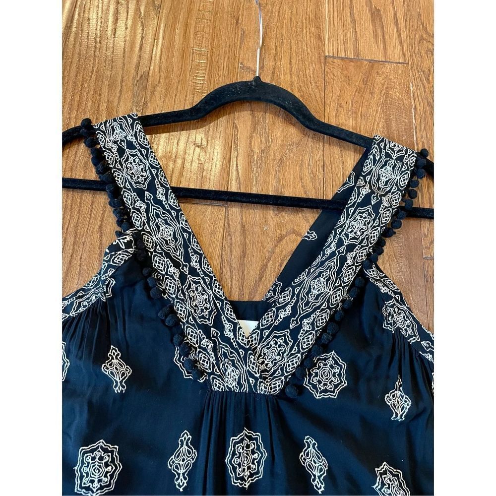 Loft black printed Pom trim tank size m - Picture 11 of 11